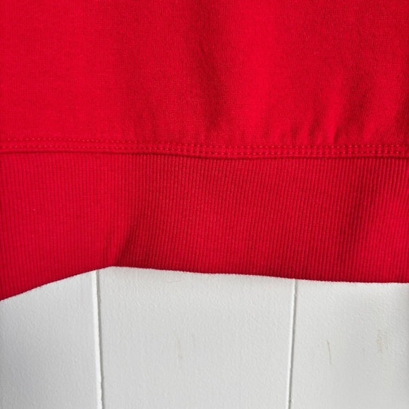 Tommy Hilfiger super soft red funnel neck pullover sweatshirt size L - Picture 6 of 13